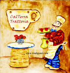 Italian trattoria restaurant artwork