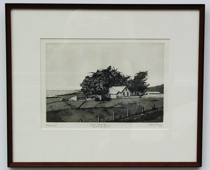 Mendicino sheef farm limited edition print by Geoffrey Bodman JPG