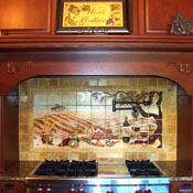 kitchen backsplash tile murals