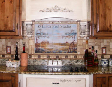 rustic kitchen decor backsplash