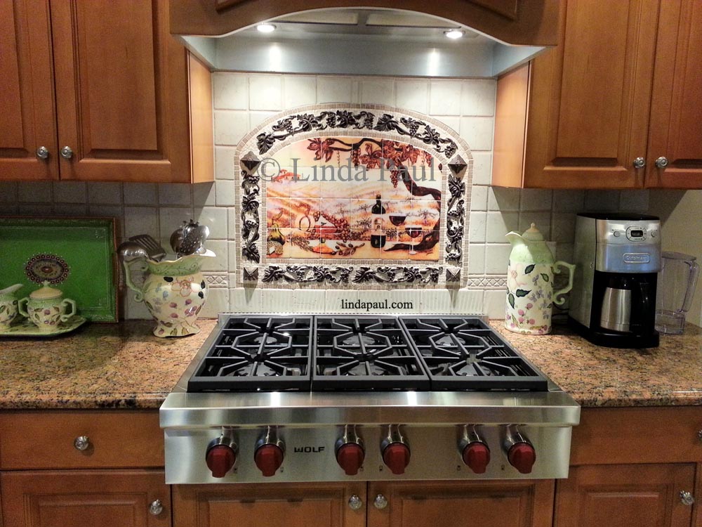 This kitchen designed by etc.etera for l.a.'s firehouse hotel. Kitchen Backsplash Tile Designs . Kitchen Backsplash Ideas - Gallery of Tile Backsplash ...