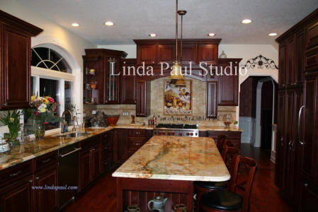 tuscan kitchen splash back ideas and pictures