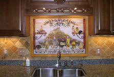Italian Kitchen back splash design