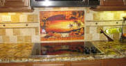 mexican tile mural
