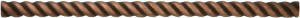 copper small rope border