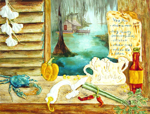 Louisiana Kitchen Painting