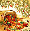 southwestern chili pepper artwork
