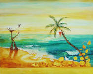 painting ocean