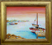 fishing & sailboat paintings