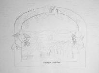 sketch for vineyard painting