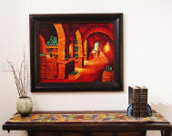 wine cellar paintings framed