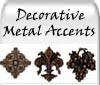 decorative metal tile accents