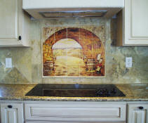 Everything Tuscany kitchen backsplash