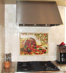 peppers backsplash installation picture