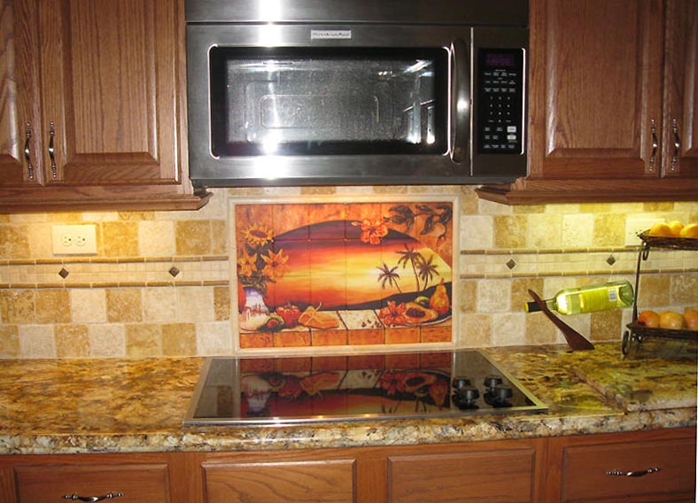 Kitchen Backsplash Murals mexican tiles - sunset tile murals - tropical kitchen backsplashes Kitchen Backsplash Murals mexican tiles - sunset tile murals - tropical kitchen backsplashes