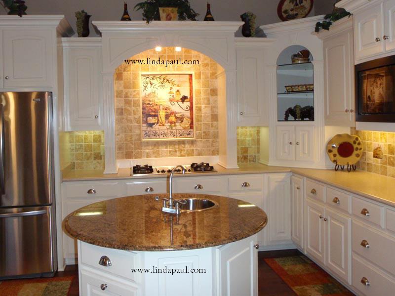 Kitchen Decorating Tuscan Kitchen Design Center Island White Cabinets