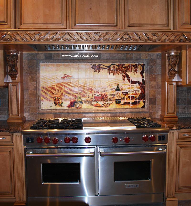 Decorative ceramic tile, hand made tiles for kitchen backsplash and ceramic tile backsplash stove backsplash