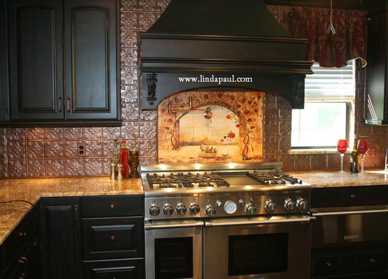 Tin Backsplash