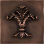 fleur de lis accent tile