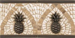 pineapple mosaic tile liner
