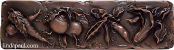 vopper metal border of vegetable