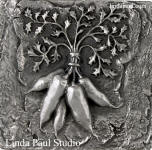 bunch of carrots metal decorative tile