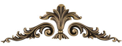 french fluer onlay with swags