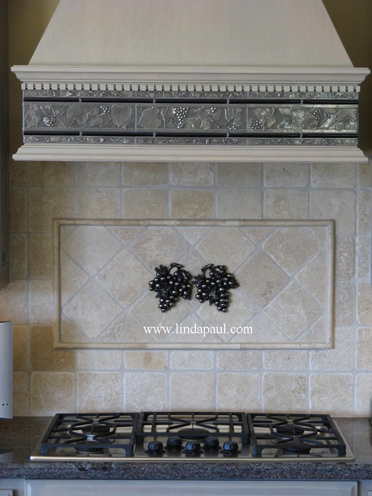 How to Install Metal Tile Accents and Stone Mosaic Medallions