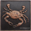 oil rubbed copper crab tile