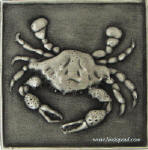 crab metal accent tiles