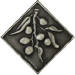 olive metal accent tile
