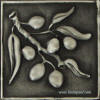 olive metal tile 4x4