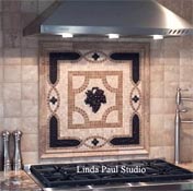 mosaic kitchen tile medallion 