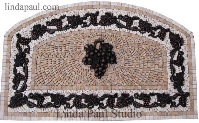 arched grape medallion