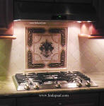 18" x 18" grand vienna fleur des lis medallion