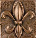 metal tile sample bronze high polsih