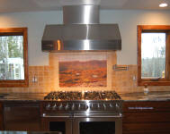custom photo tile mural