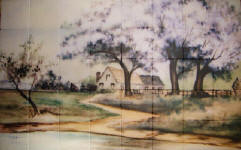 custom tile art murals from paintings or photographs