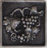 grapes metal tile