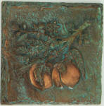peaches accent tile
