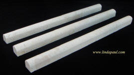 cream marble pencil cane border tile