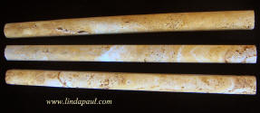 gold travertine pencil border trim tile