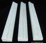 tile border - Lotus cream marble chair rail
