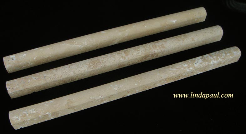 Tile Trim Borders Stone Travertine Molding Border Tiles Noce Pencil Style Travetine Border Brown Travertine