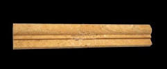 tile trim - gold travertine border tiles></a></p> <p align=