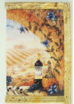 tuscany arch with gold travertine border