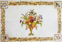 Color Me Italian stone tile mural