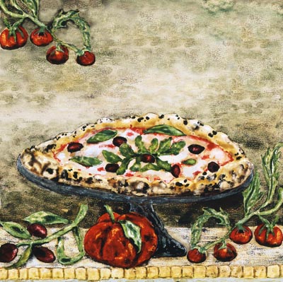 Kitchen Tile Mural on Italian Pizza Kitchen Tile Backsplash   Tuscan Decorating Ideas