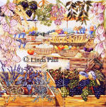 market day kitchen tile back splash square version