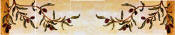 olive branch decorative tile border